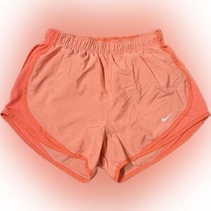 Nike Women's Peach/Orange Athletic Shorts